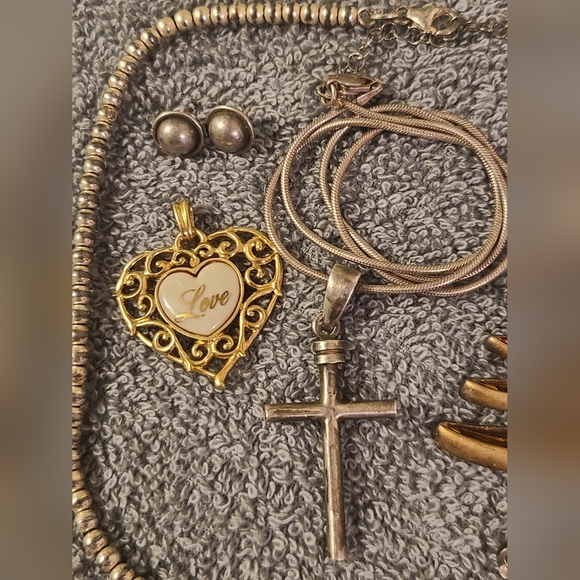 Sterling Silver 925 Assorted Jewelry Lot - Picture 2 of 14